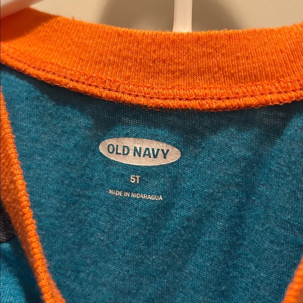 5/$20 OLD NAVY Colorblock 3/4 Sleeve Shirt 5